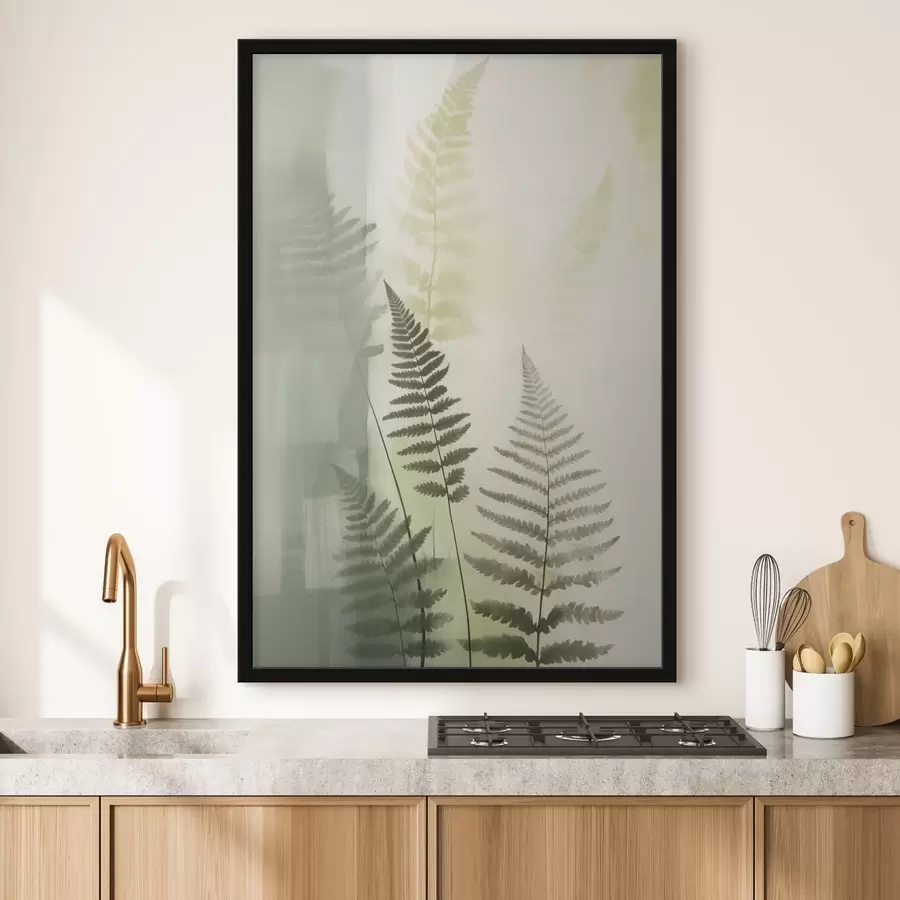 murales de pared Hojas de helecho f47657