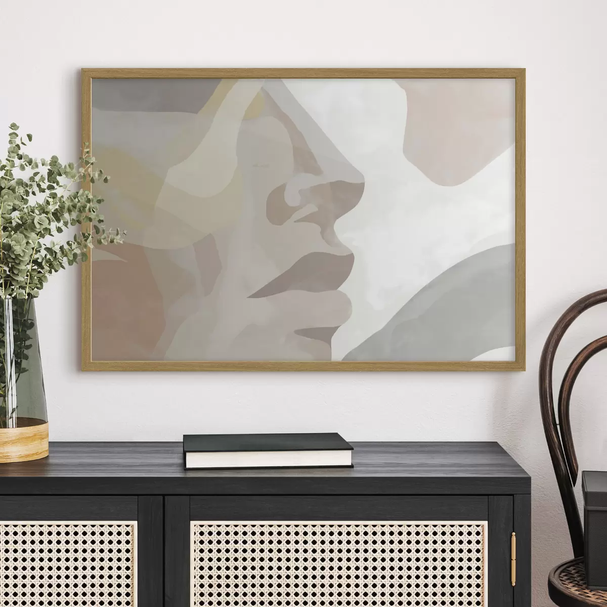 Poster Rostro abstracto minimalista f47774