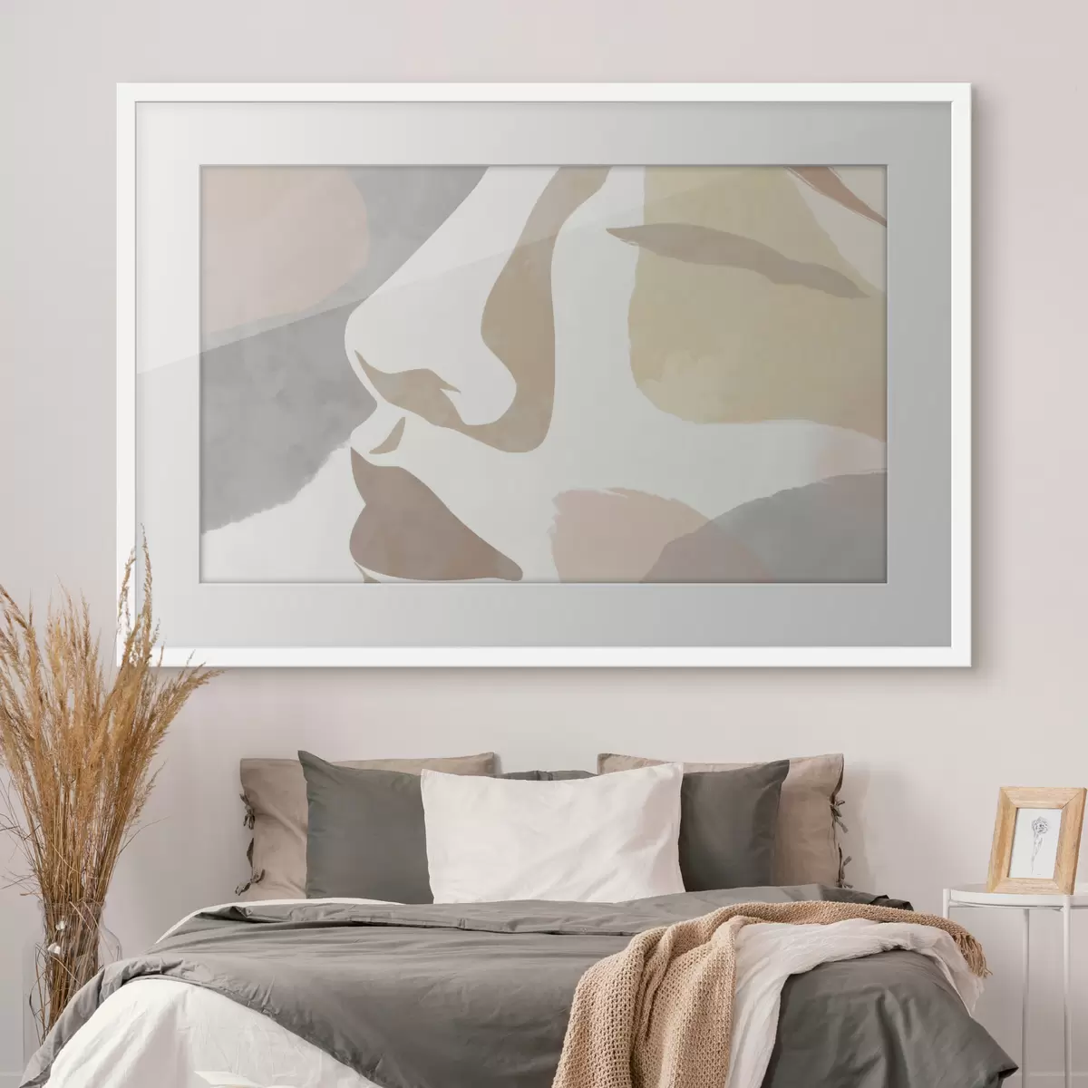 Poster Rostro abstracto minimalista f47777
