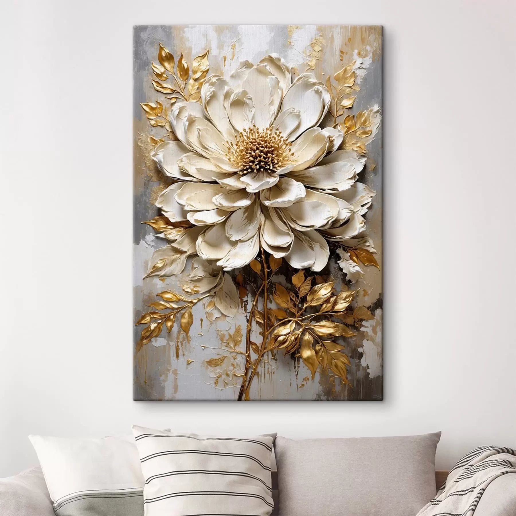 murales de pared Flor ligera con textura s47271