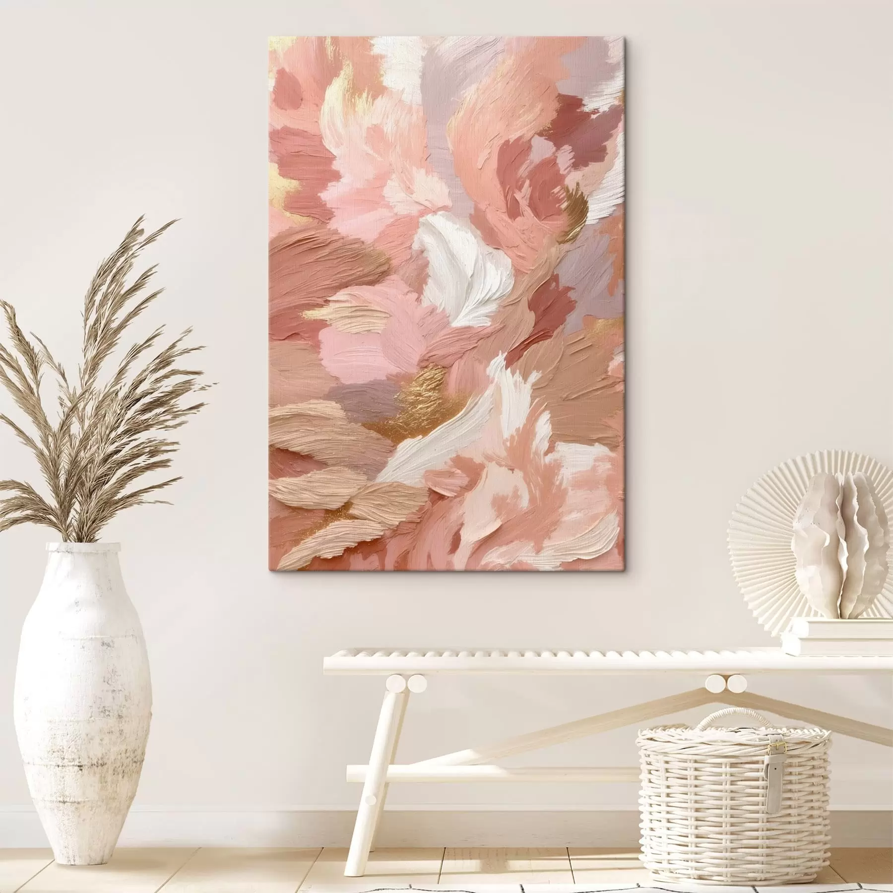 murales de pared Pinceladas pastel en tonos suaves s47750