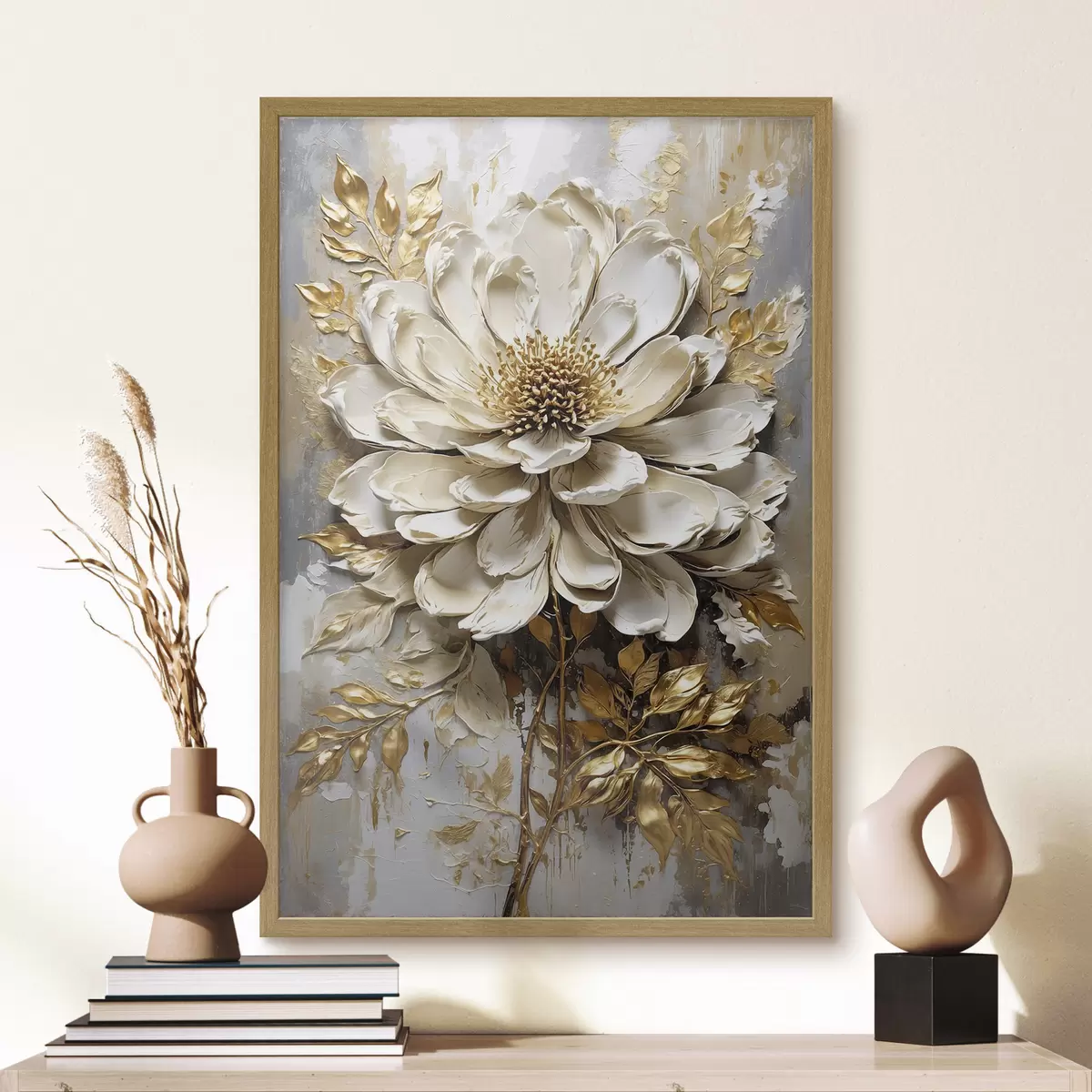 Poster Flor ligera con textura f47271