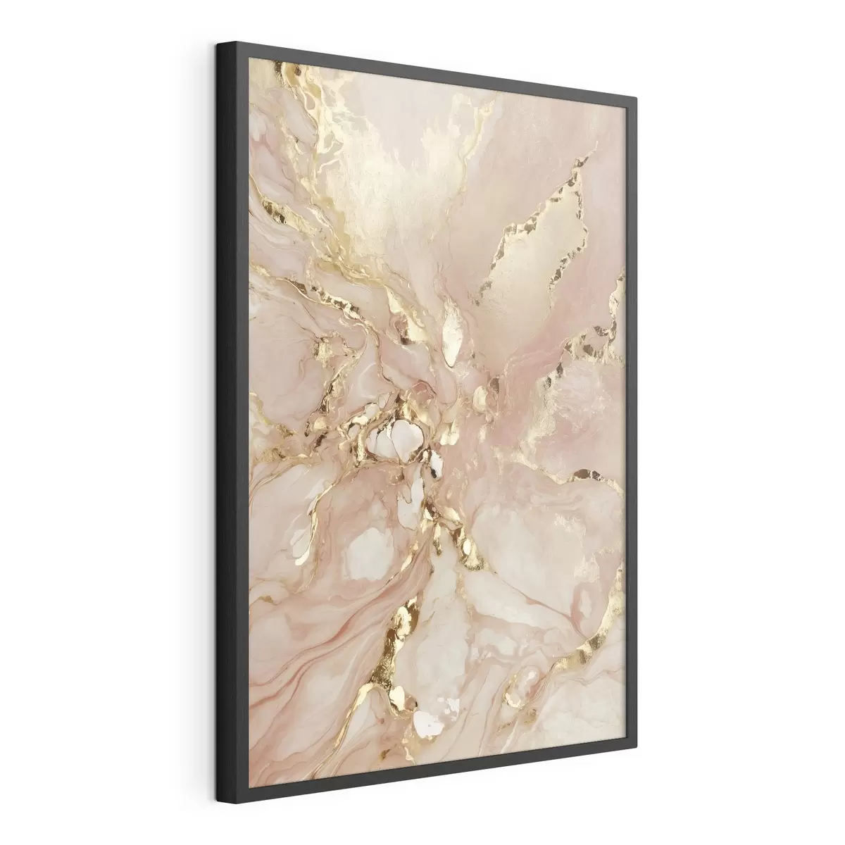 Poster Patrones abstractos en rosa y blanco con detalles decorativos. f47273