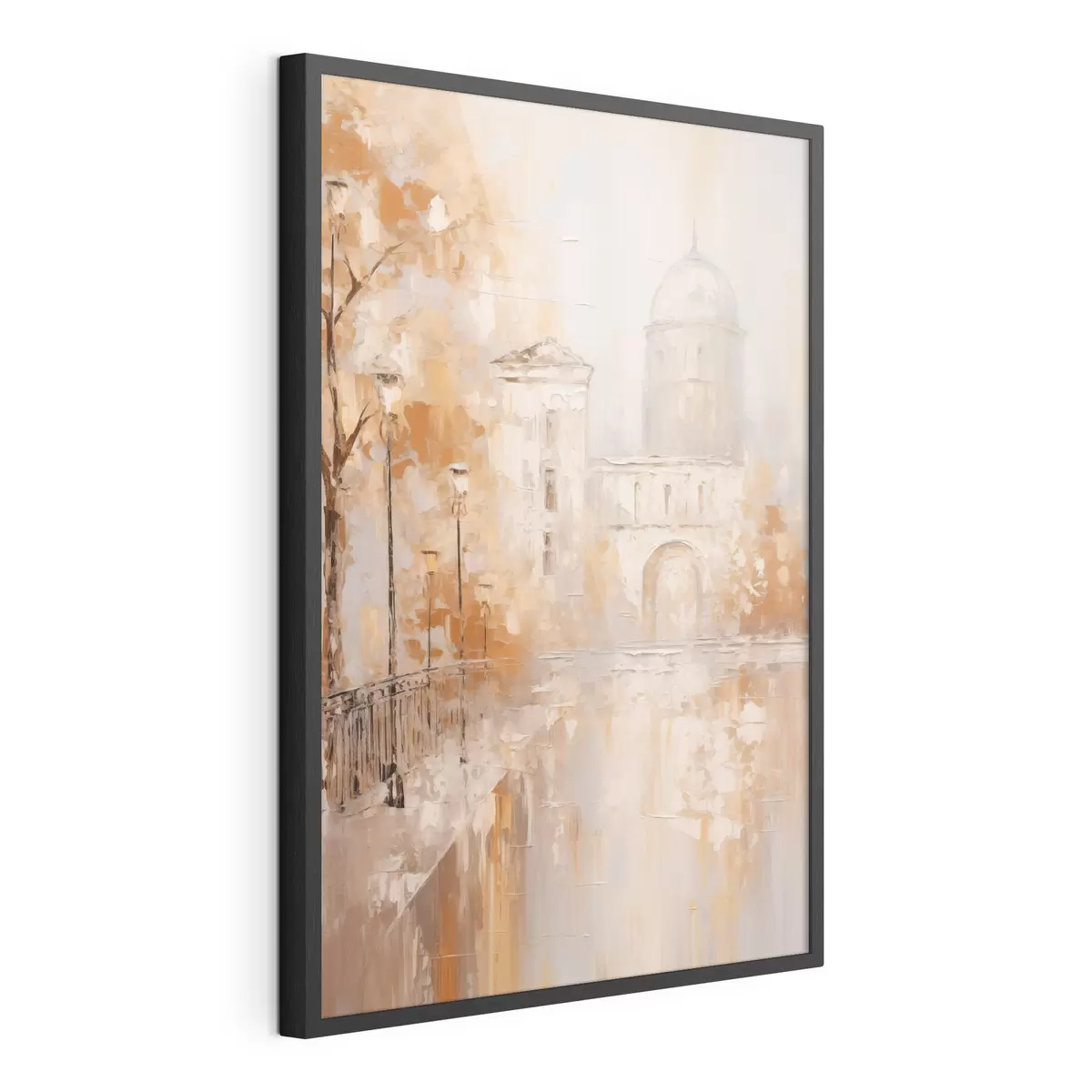 Poster Escena urbana con un arco en tonos cálidos f47303
