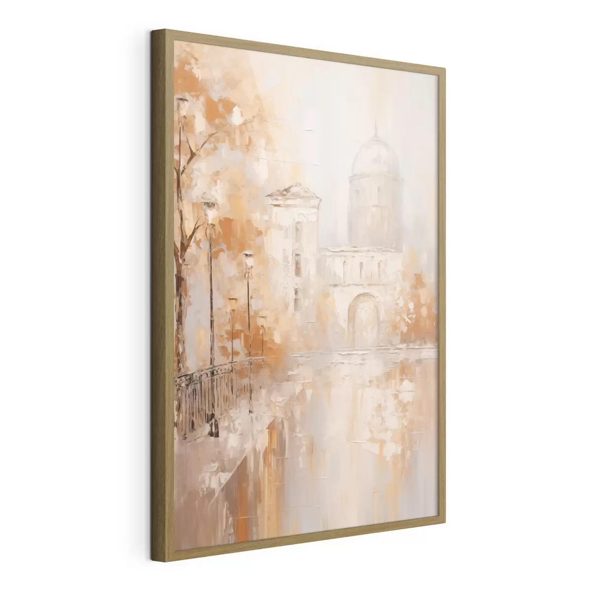 Poster Escena urbana con un arco en tonos cálidos f47303
