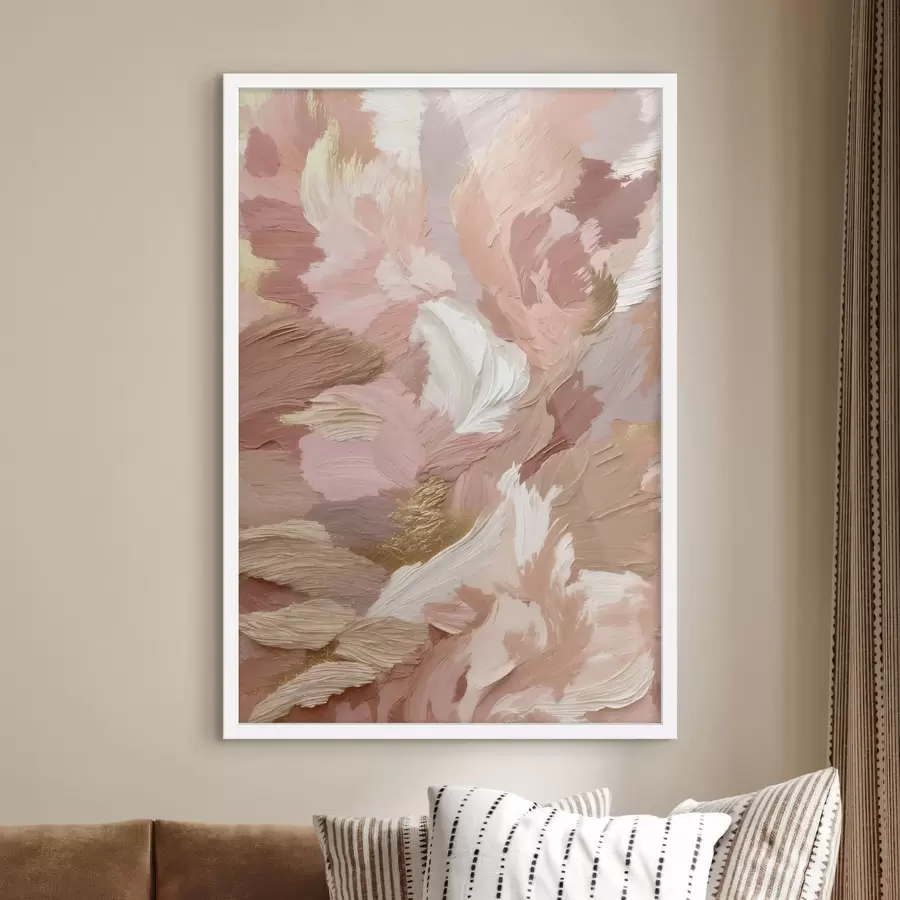 murales de pared Pinceladas pastel en tonos suaves f47750