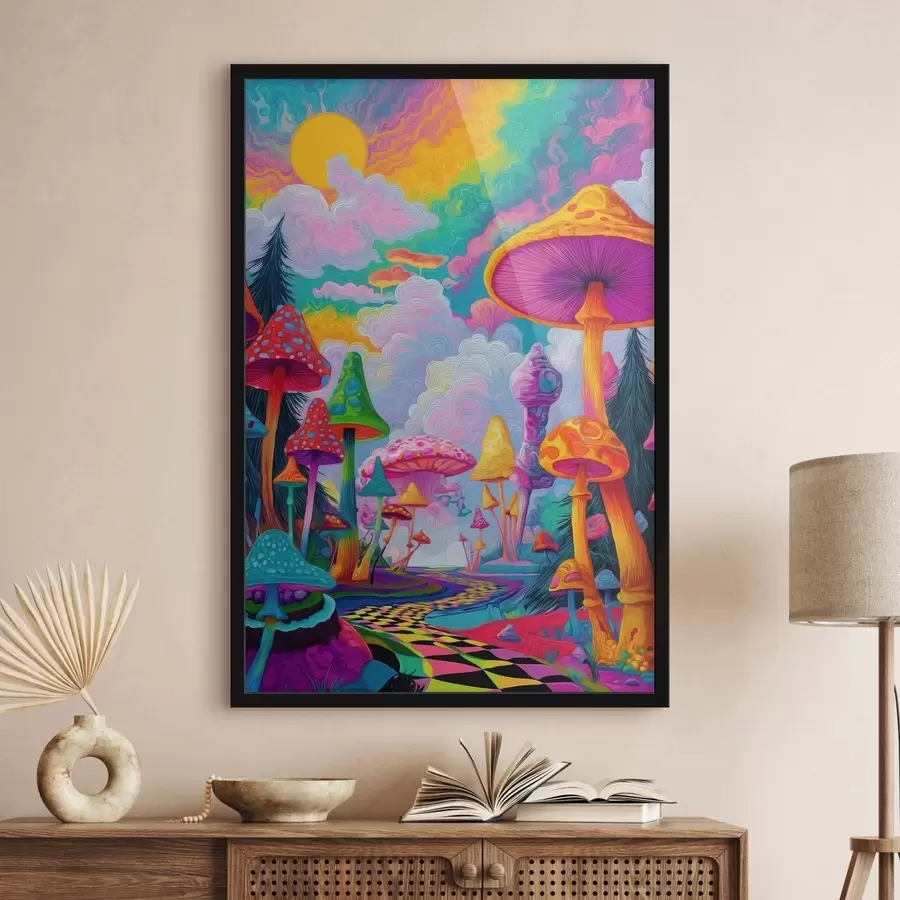 murales de pared Psicodelia f47793