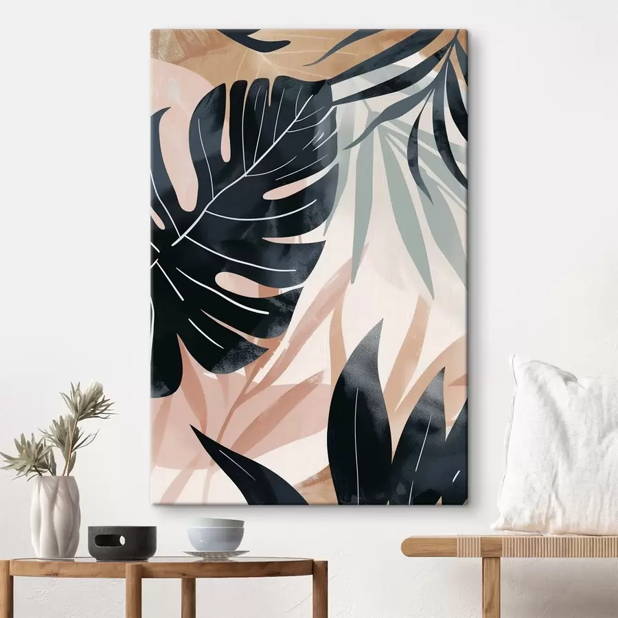 murales de pared Hojas tropicales s47821