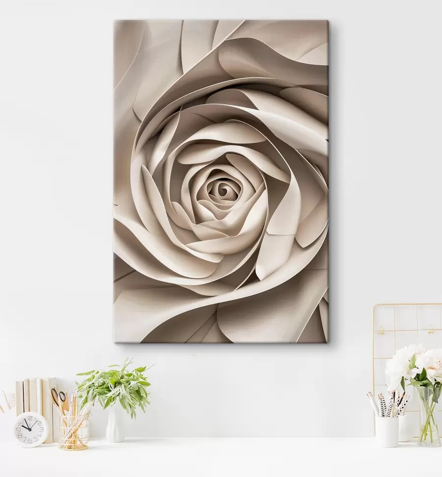 murales de pared Rosa abstracta grande s47825