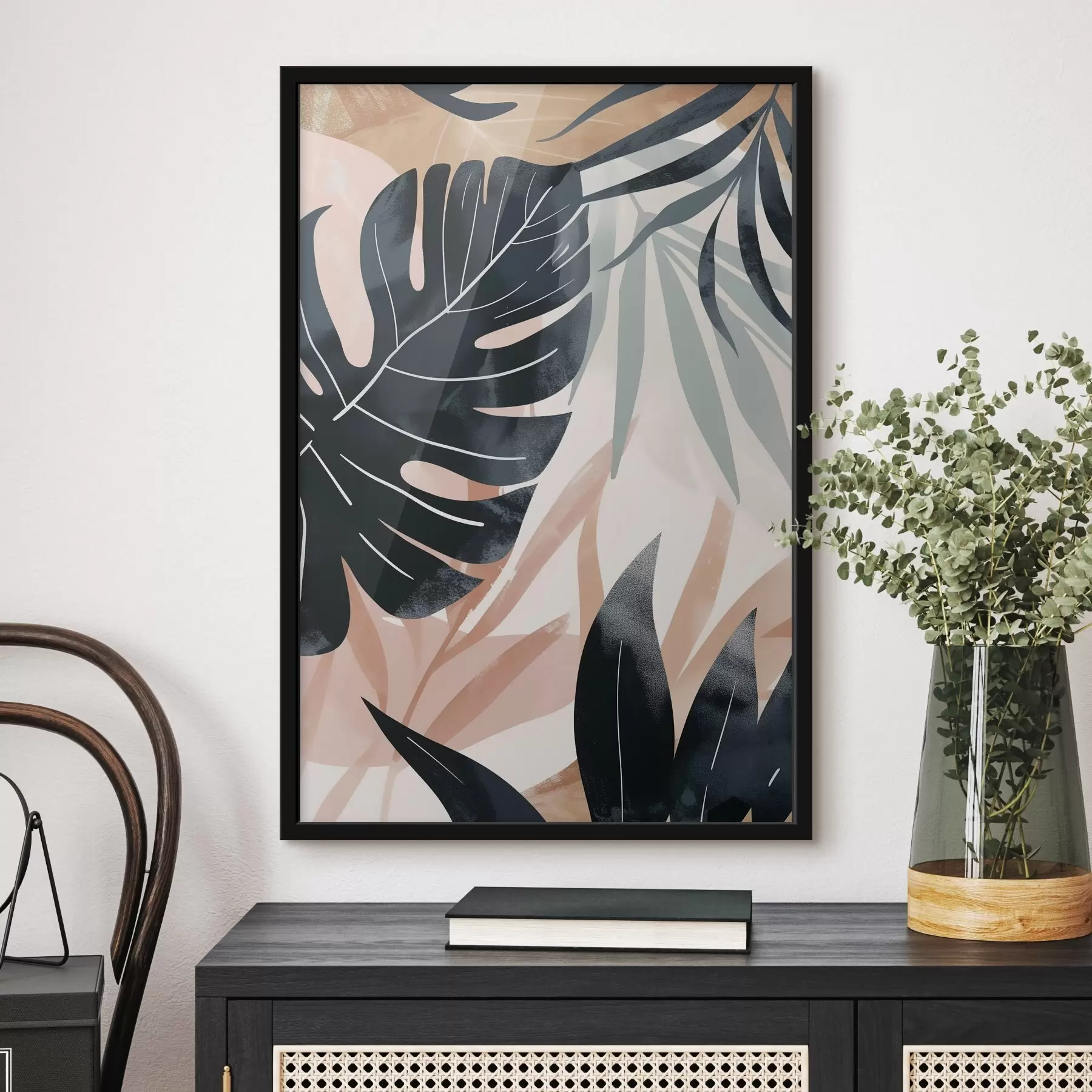 murales de pared Hojas tropicales f47821