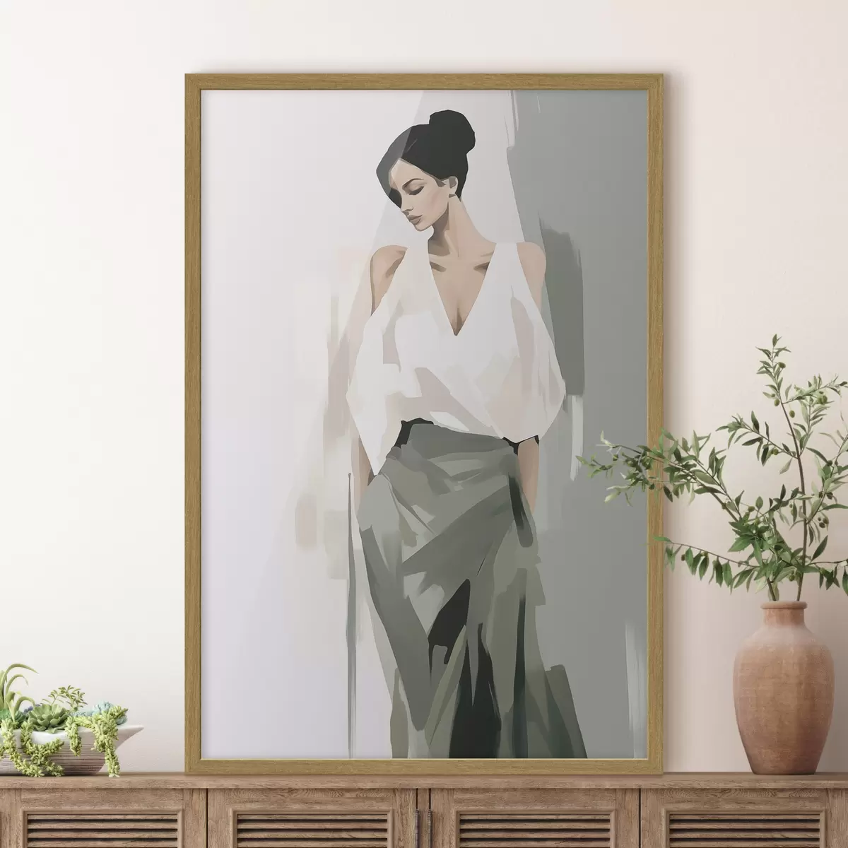 Poster Mujer joven f47798