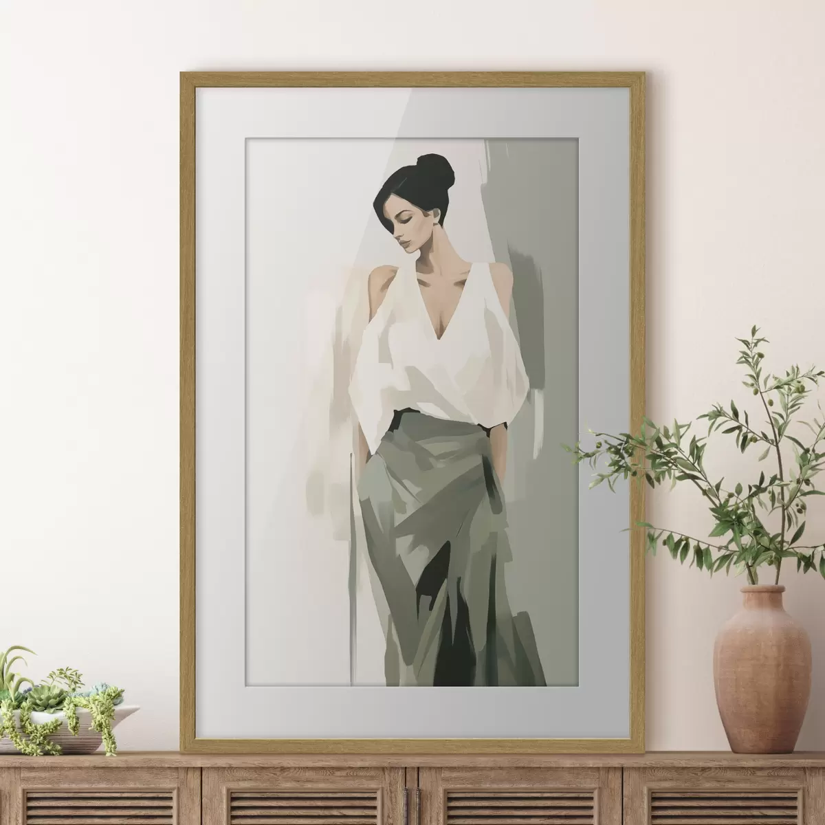 Poster Mujer joven f47798