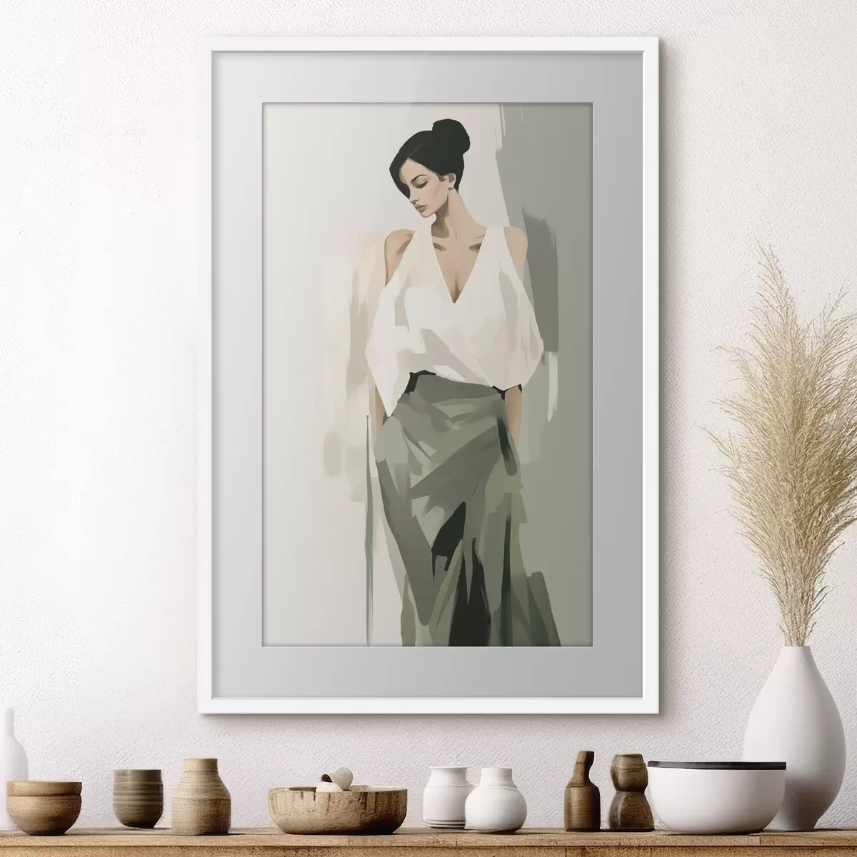 Poster Mujer joven f47798