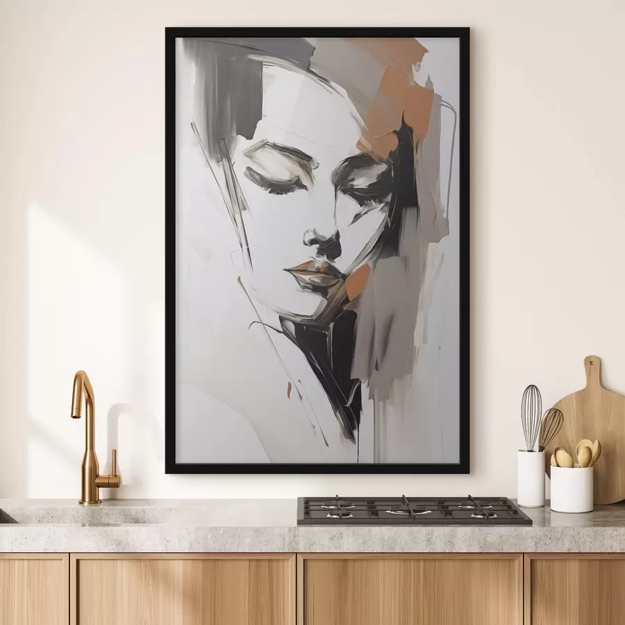 murales de pared Retrato abstracto f47800