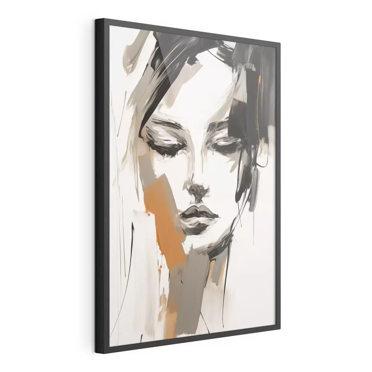 Poster Retrato abstracto de una niña f47801
