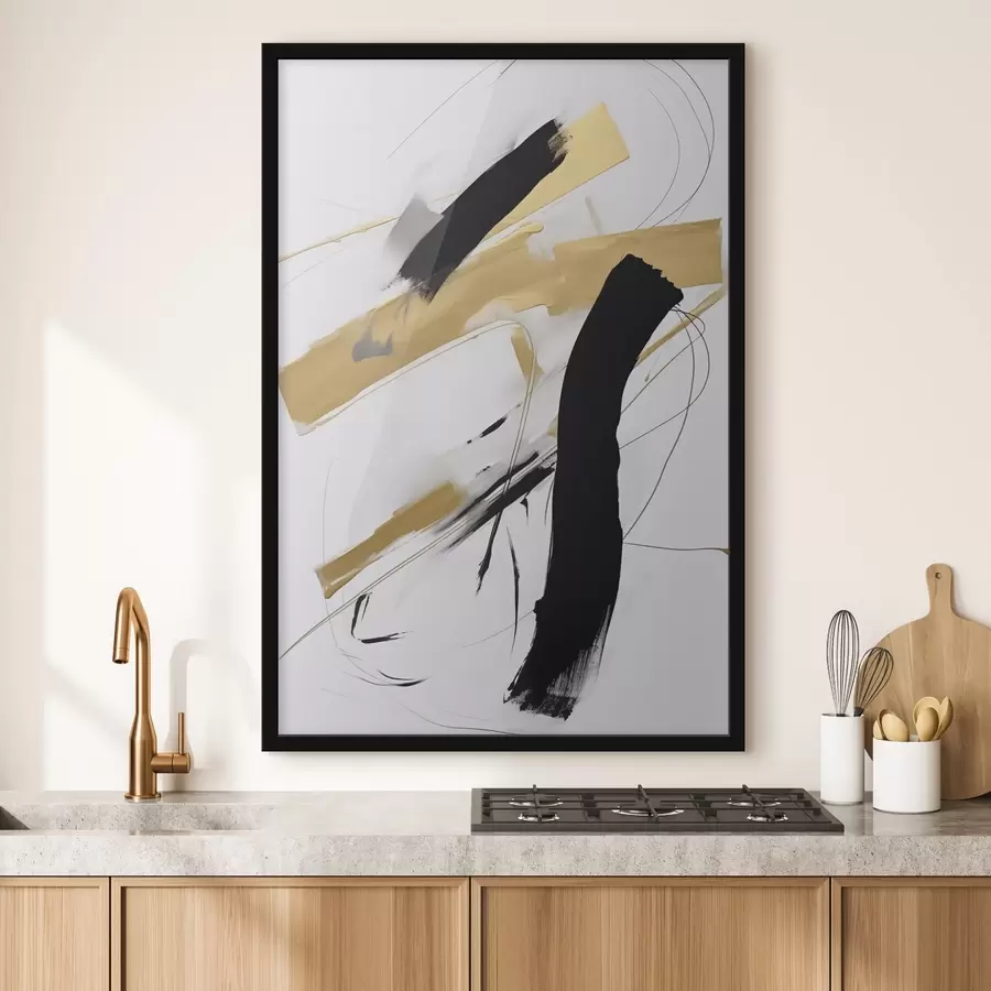 murales de pared Composición abstracta caótica f47809