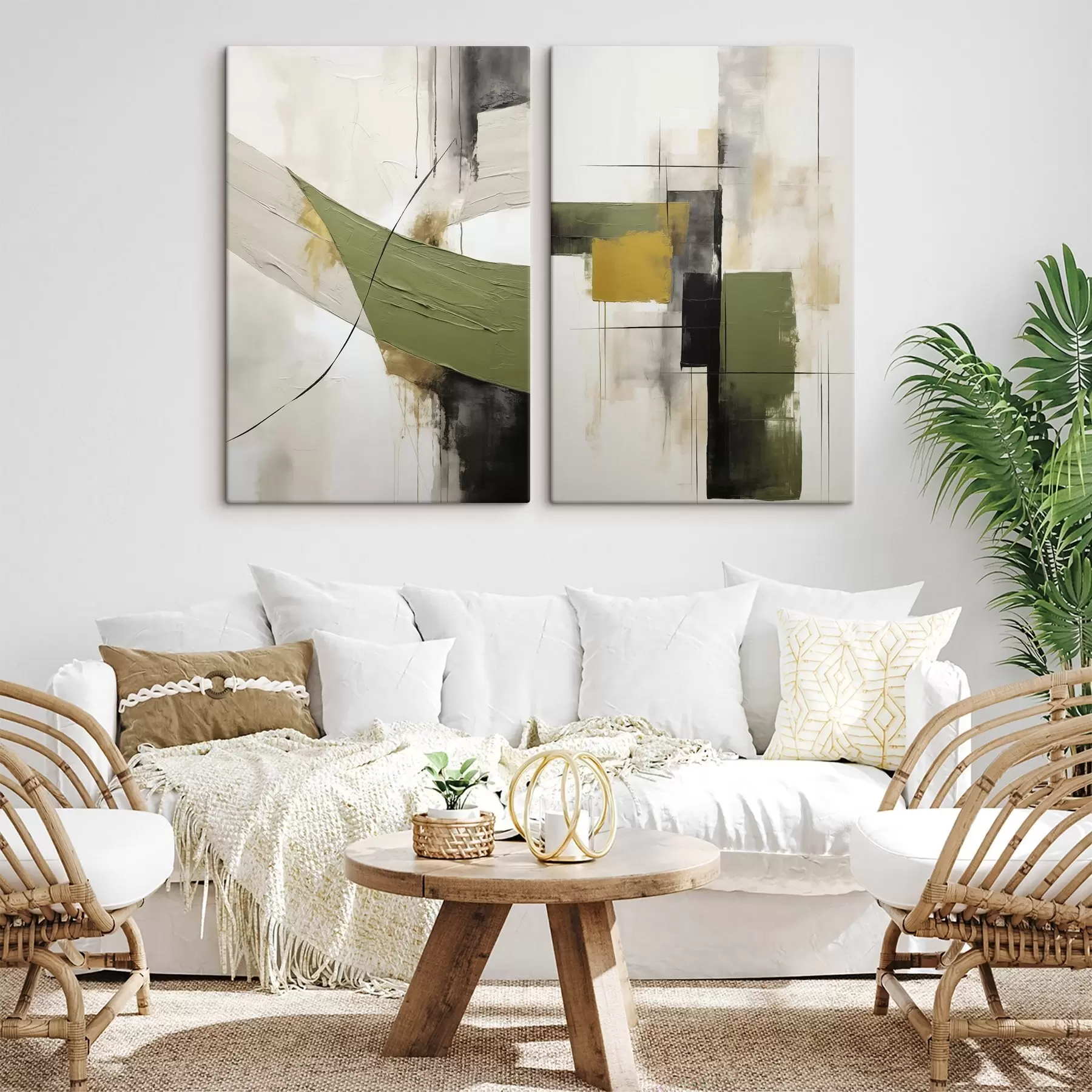 murales de pared Composición abstracta moderna m30010