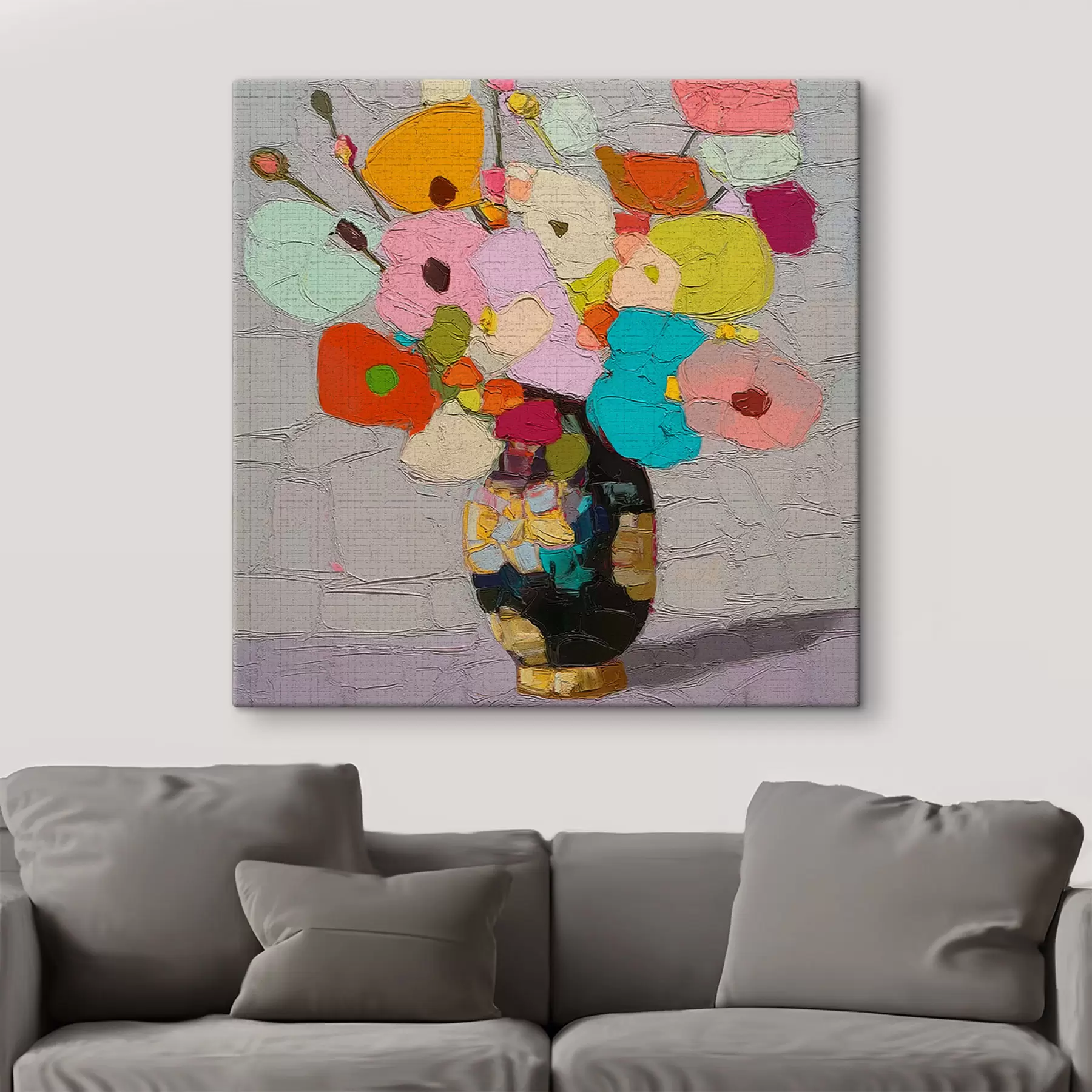 murales de pared Arreglo floral en jarrón s47827