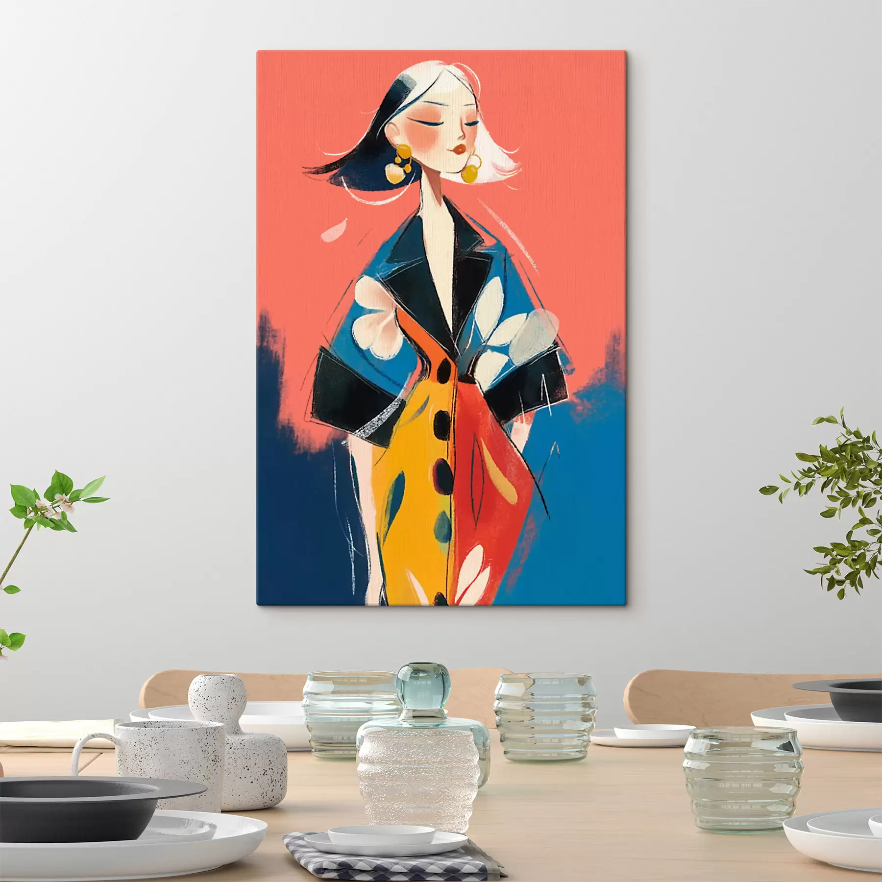 murales de pared Retrato de niña s47830