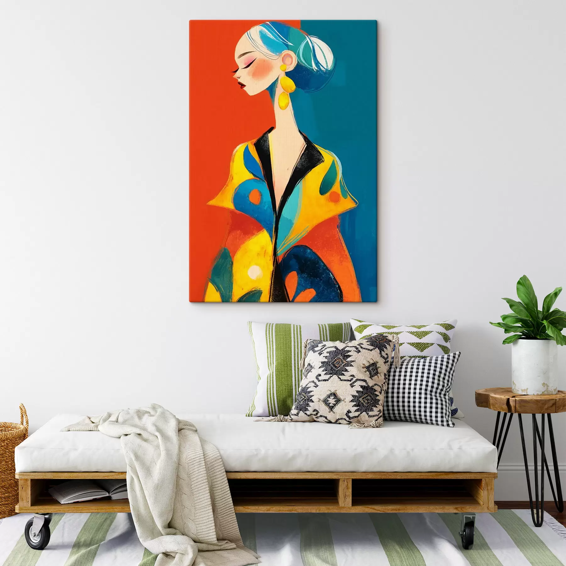 murales de pared Retrato femenino s47831