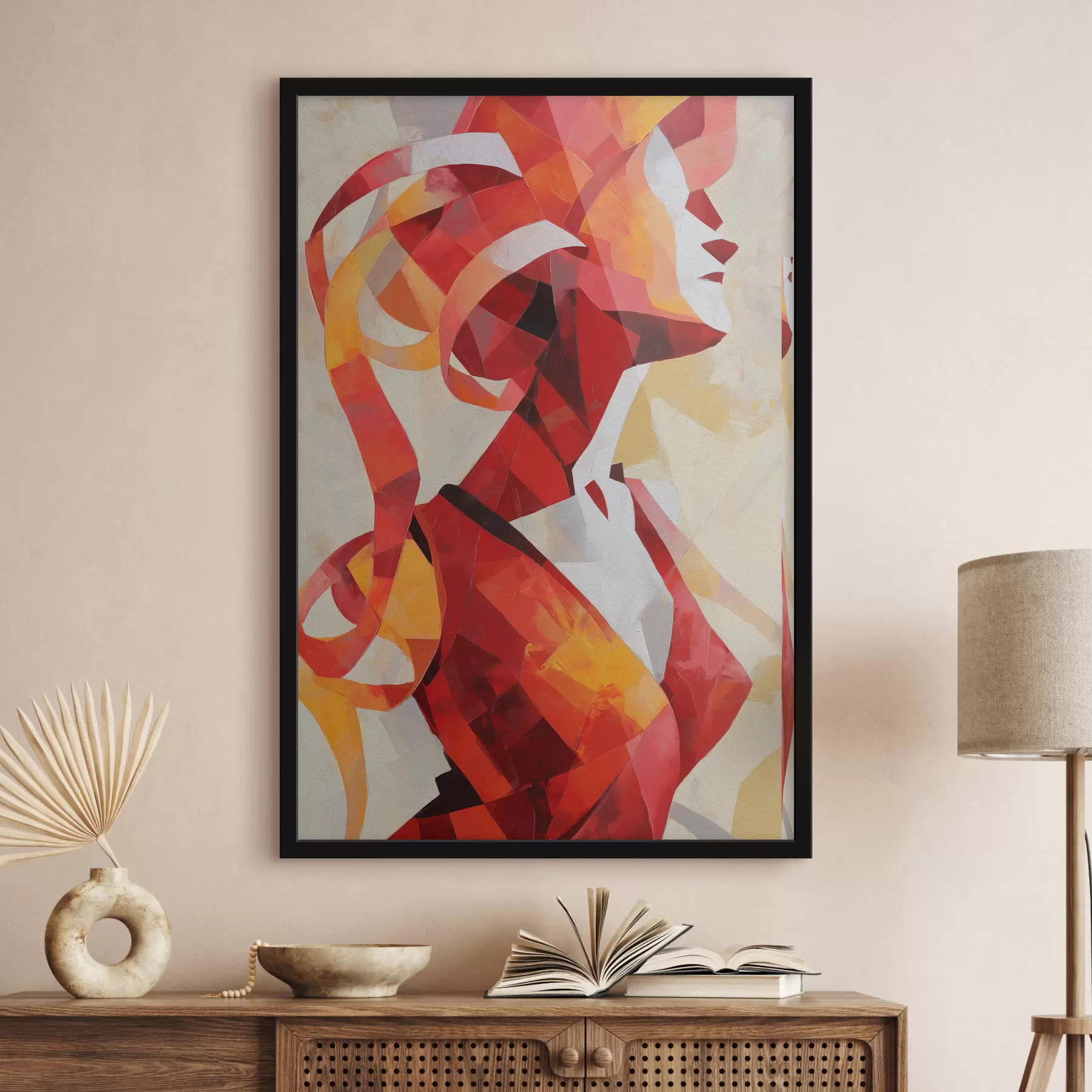 murales de pared Retrato abstracto de mujer f47832