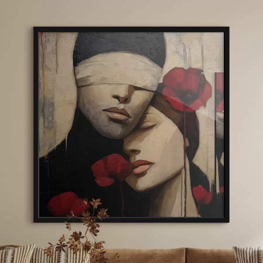 murales de pared Hombre y mujer f47833