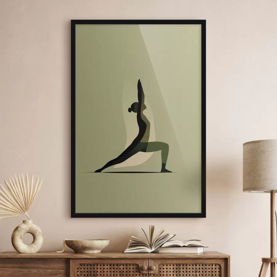 murales de pared Postura de yoga f47835