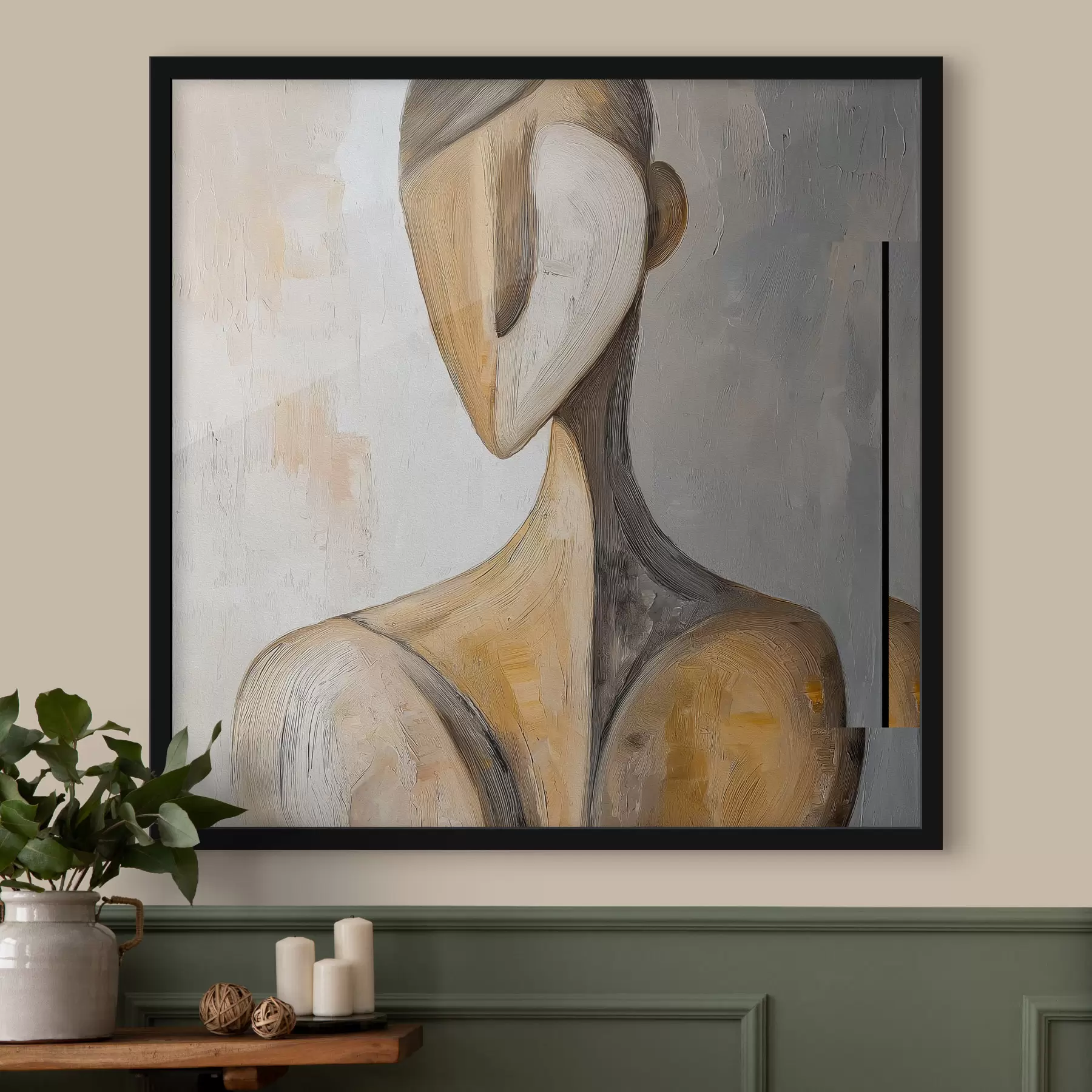 murales de pared Figura femenina estilizada f47838