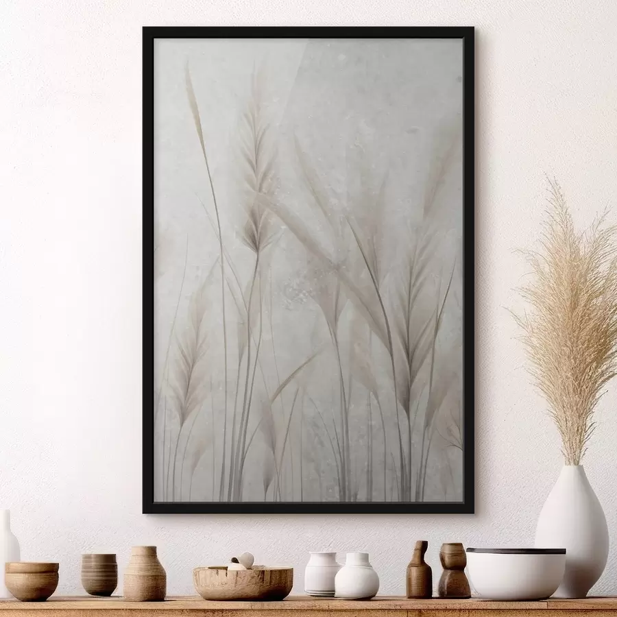 murales de pared Flores silvestres sobre un fondo envejecido f47854