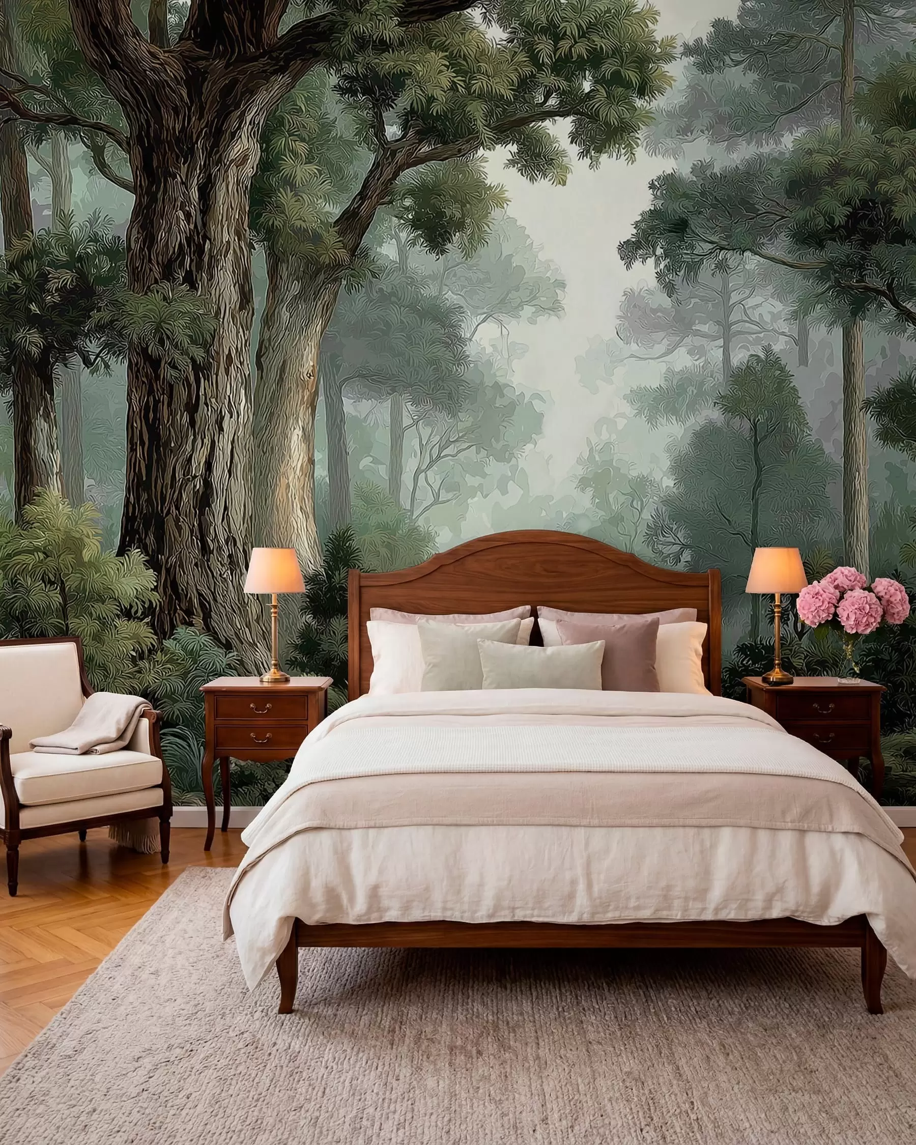 murales de pared Bosque en la sombra w05196