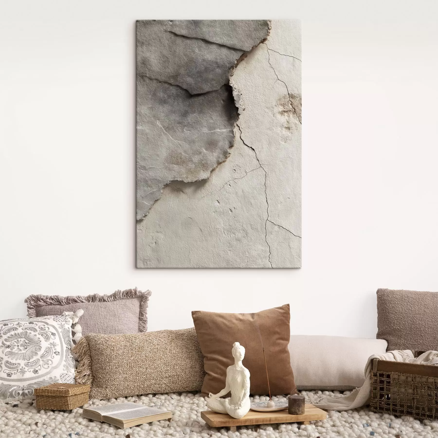 murales de pared Grietas en la pared s47916