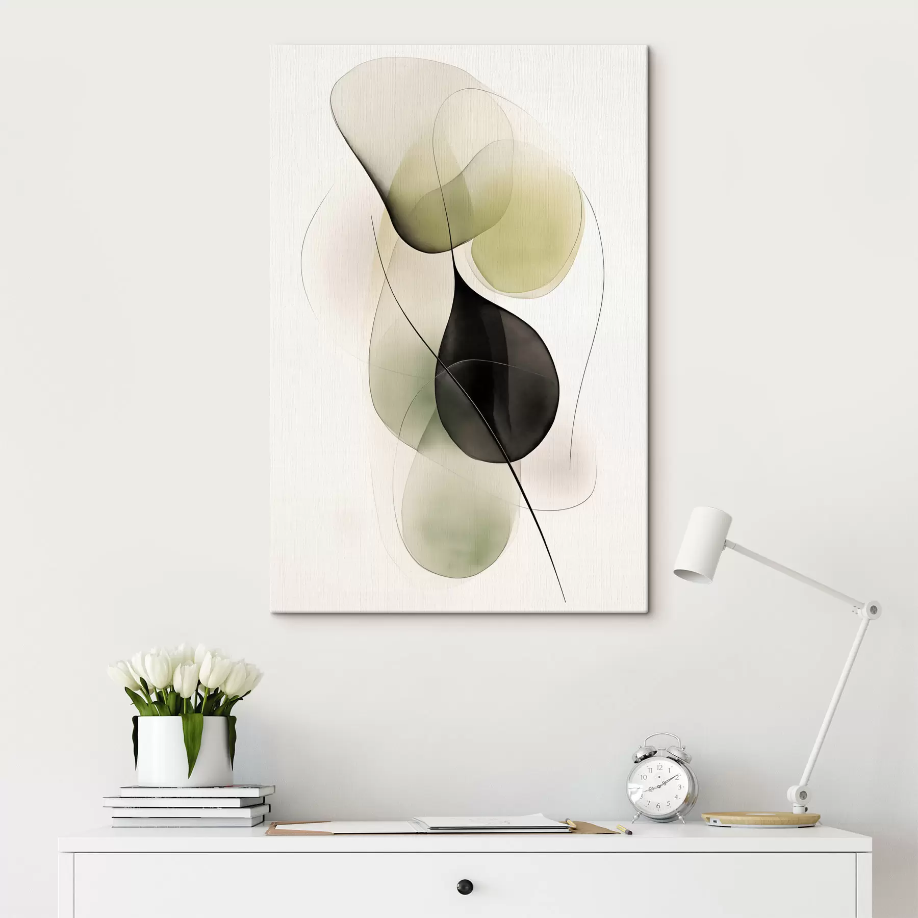 murales de pared Líneas y formas abstractas s47925