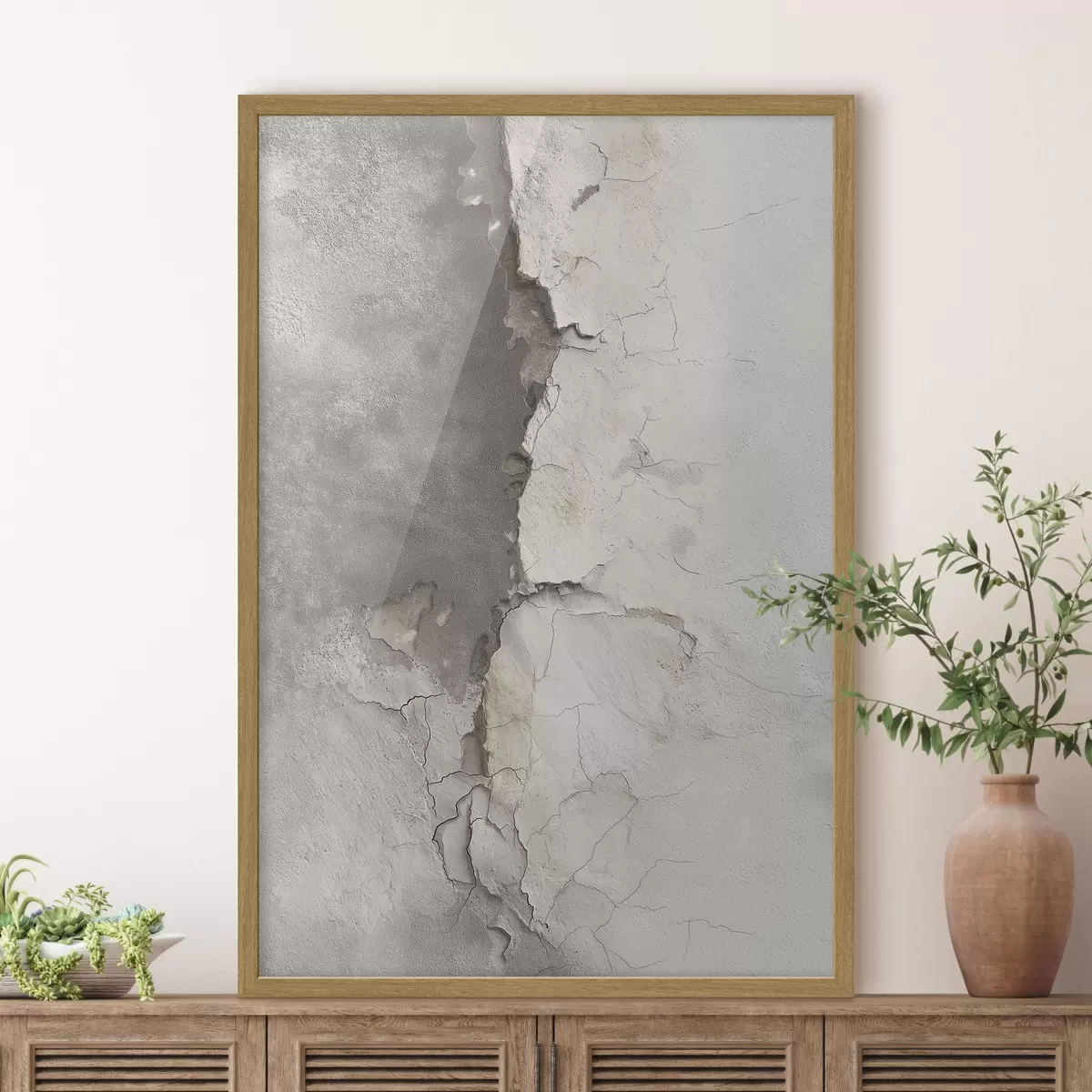 Poster Grietas en la pared f47915