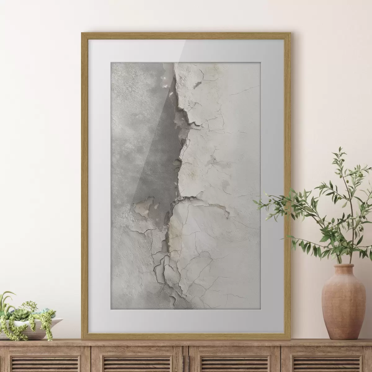Poster Grietas en la pared f47915