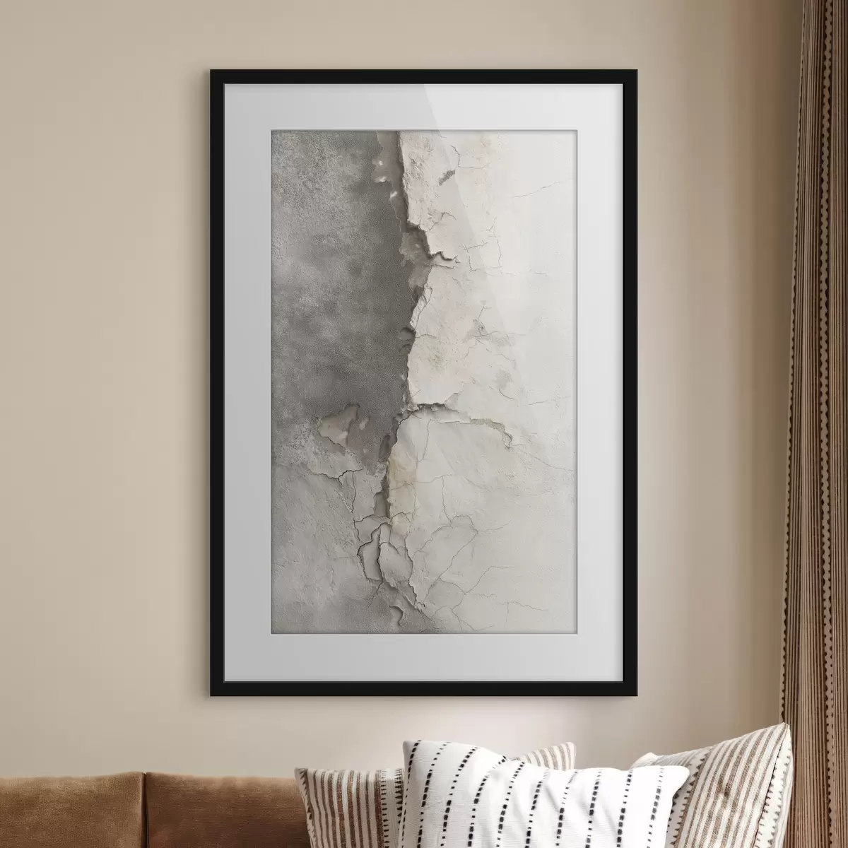 Poster Grietas en la pared f47915