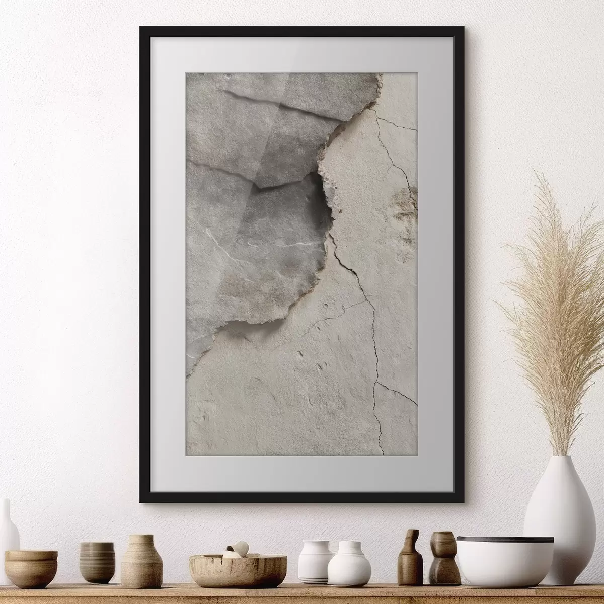 Poster Grietas en la pared f47916