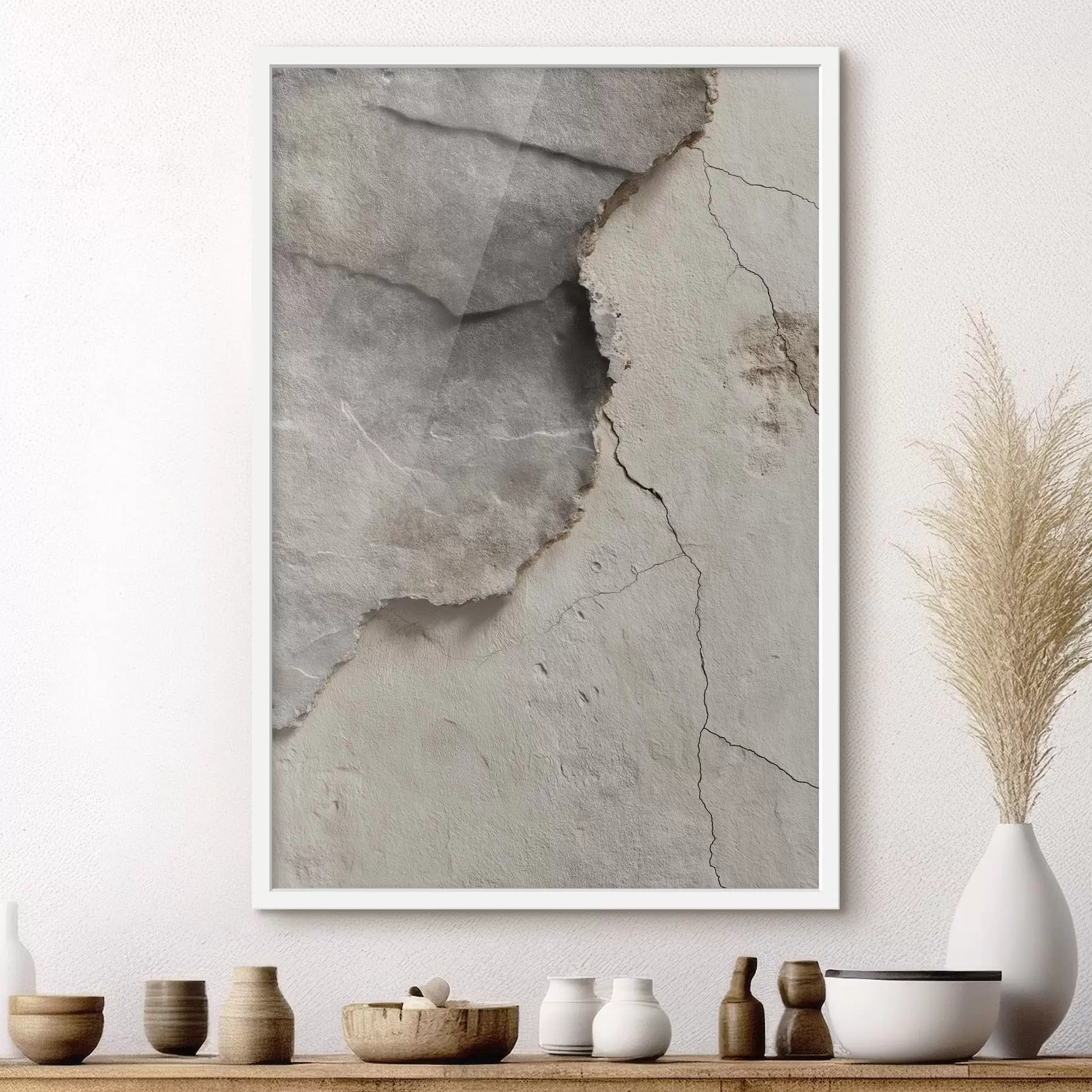 murales de pared Grietas en la pared f47916