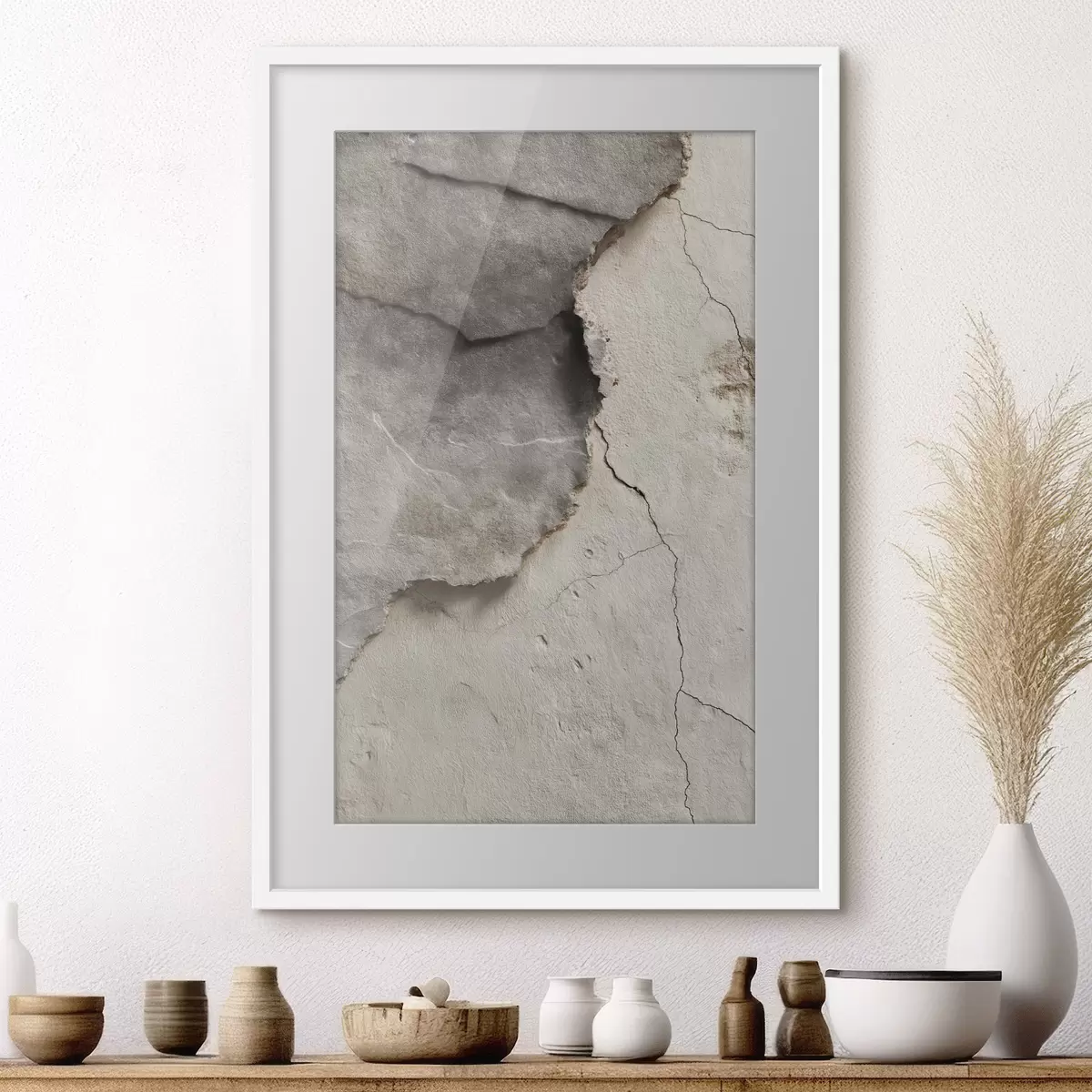 Poster Grietas en la pared f47916