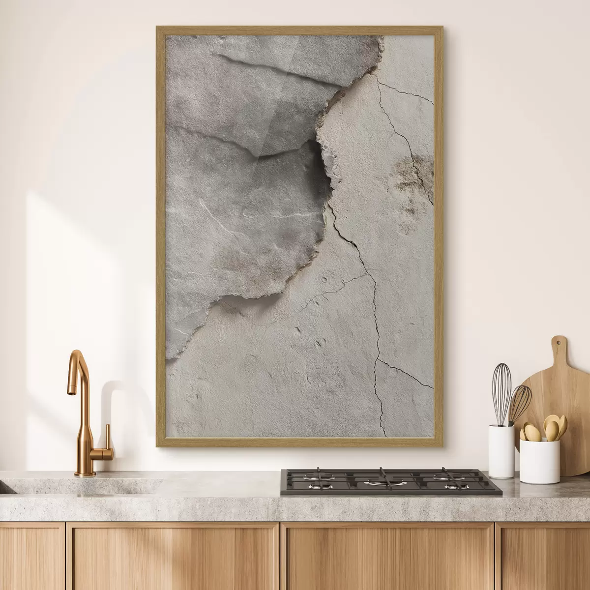 Poster Grietas en la pared f47916