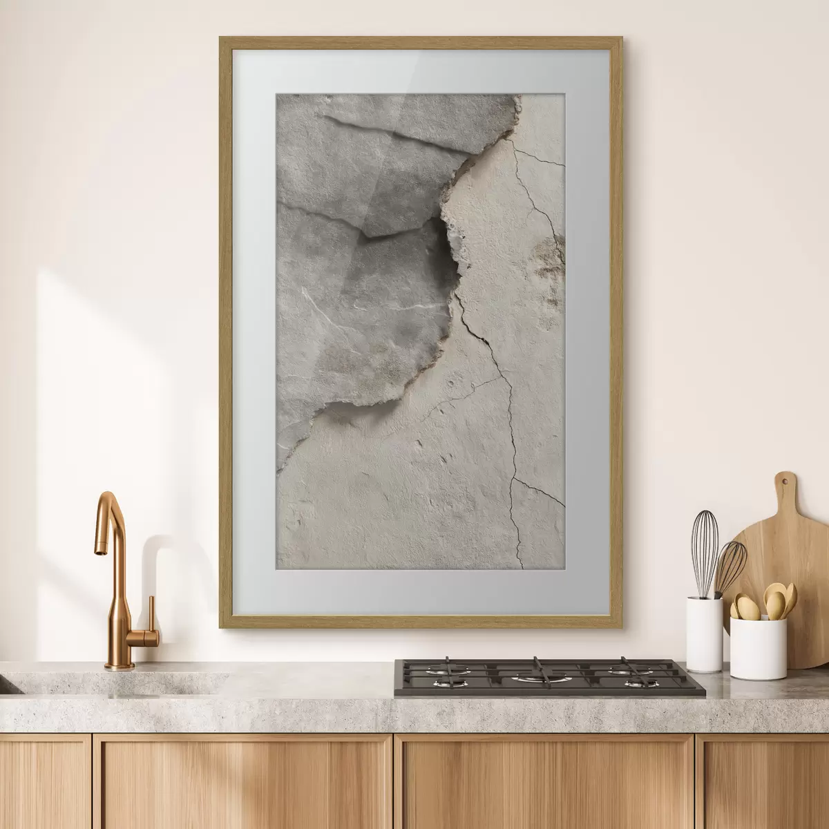 Poster Grietas en la pared f47916