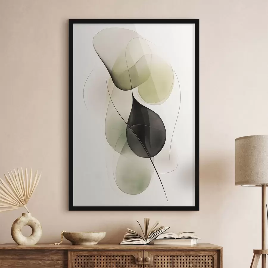 murales de pared Líneas y formas abstractas f47925