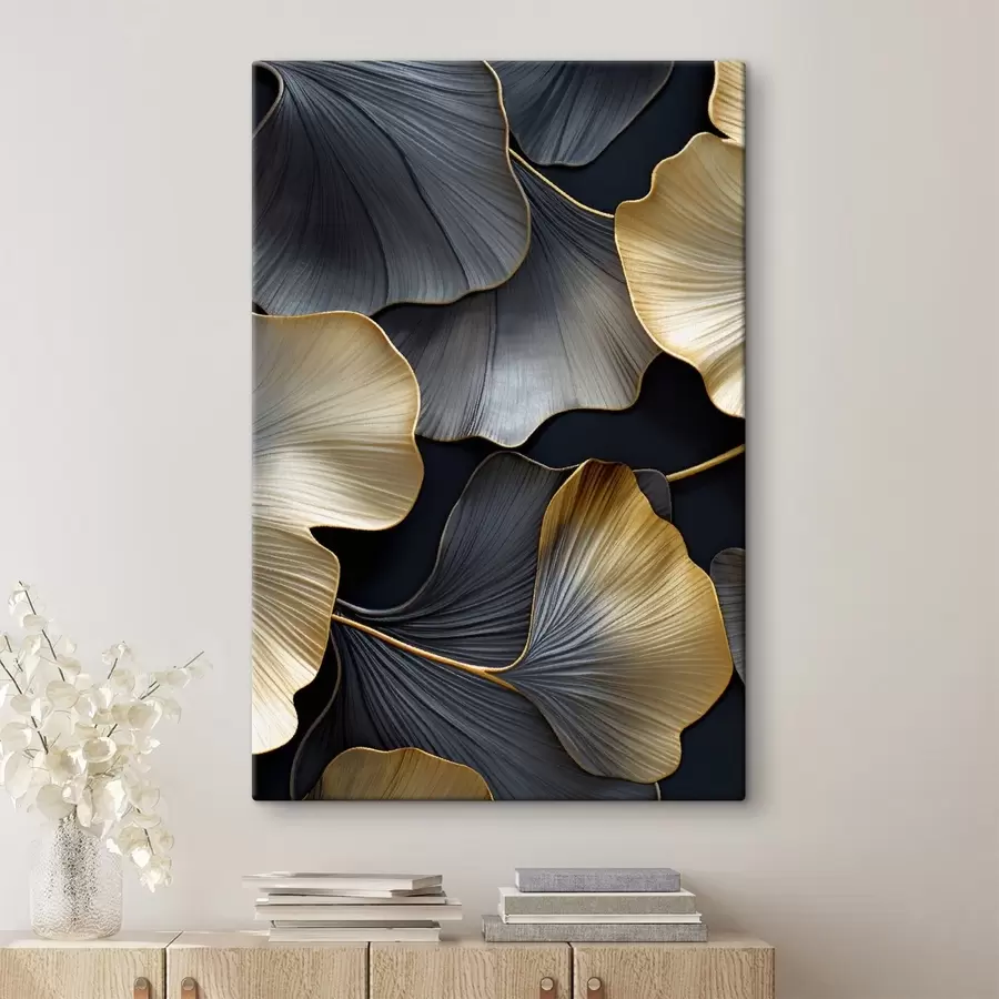 murales de pared Hojas de ginkgo s48006