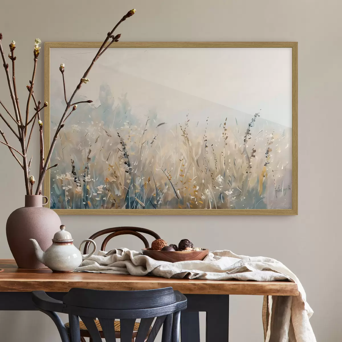 Poster Plantas de campo, imitación de pintura al óleo f48004