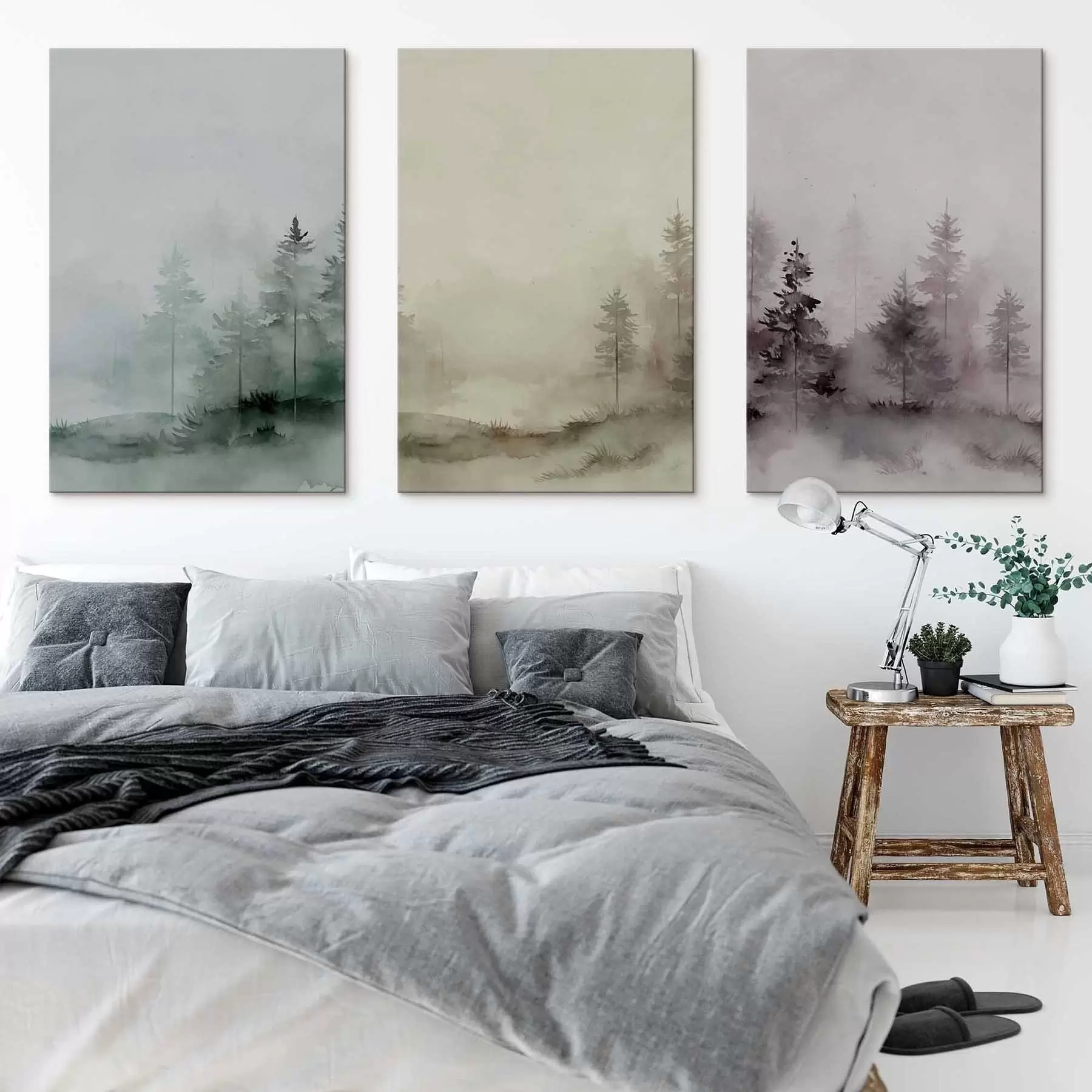 murales de pared La diversidad de los bosques de coníferas m30044