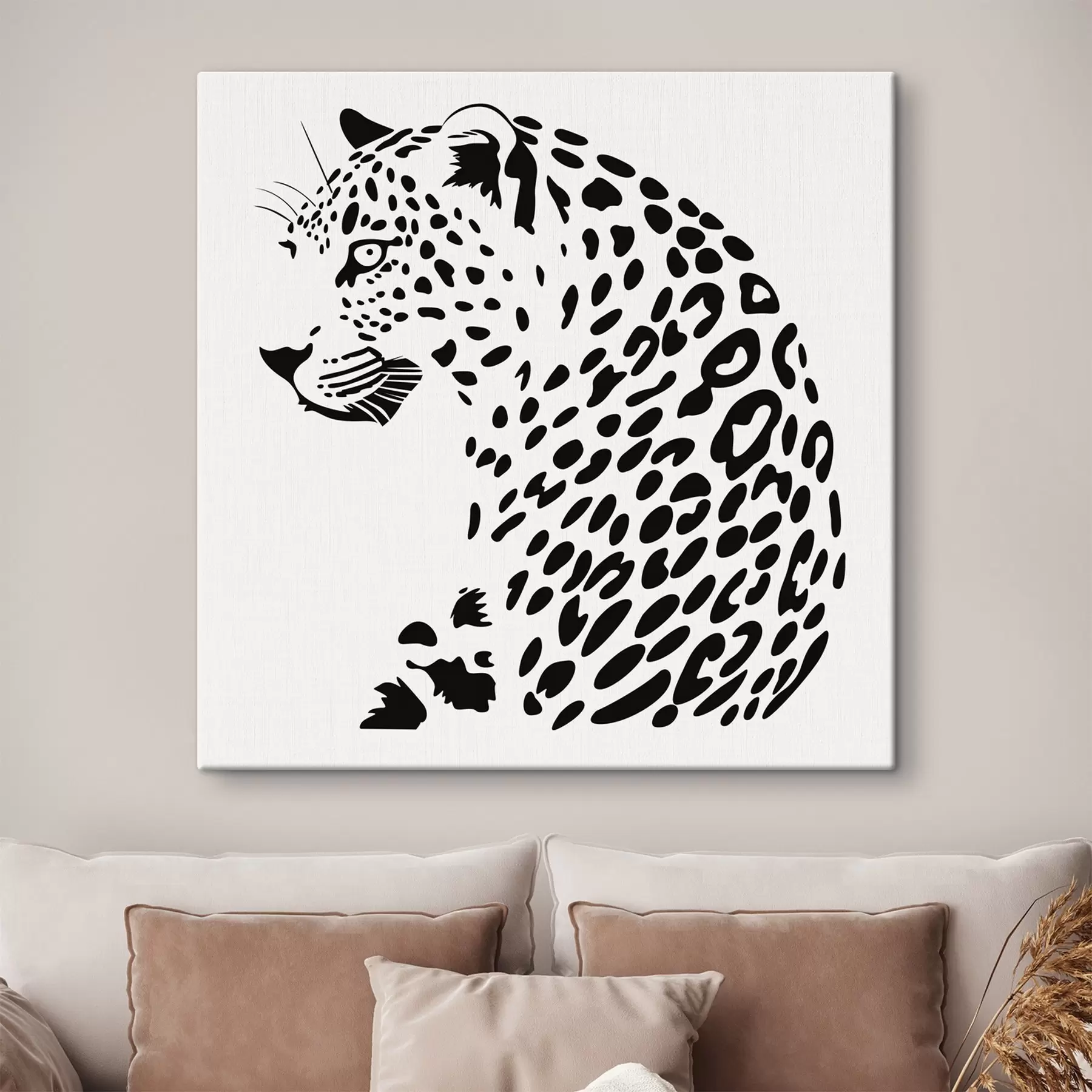 murales de pared Leopardo s48040