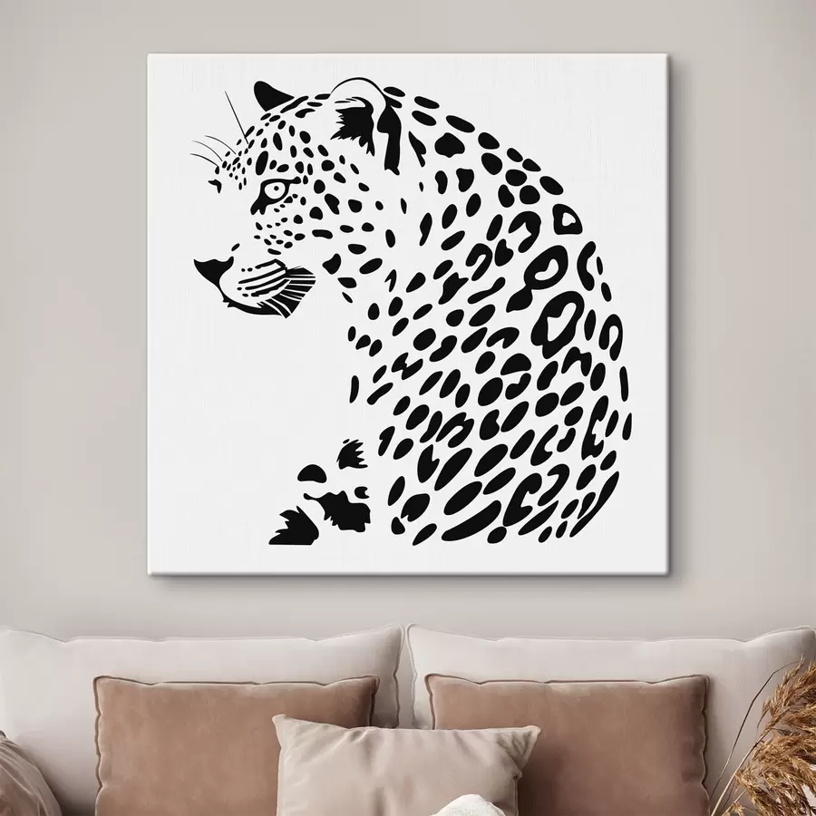 murales de pared Leopardo s48040