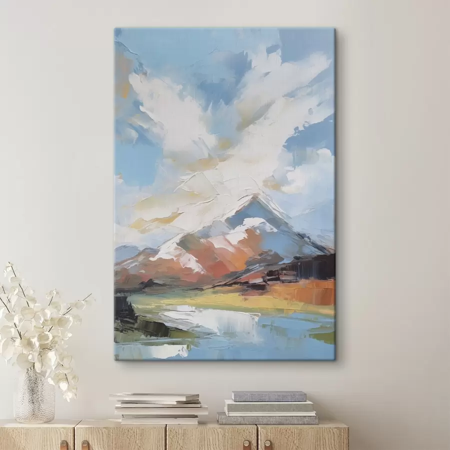 murales de pared paisaje de montaña s48044