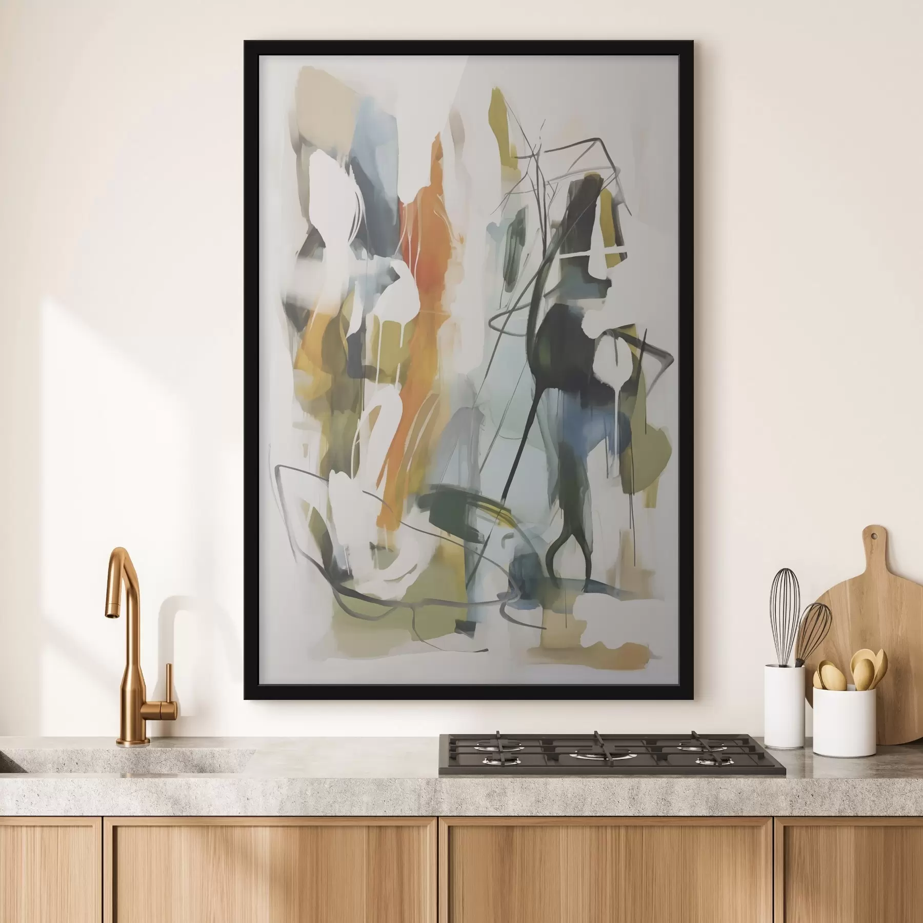 murales de pared Abstracción moderna f48043