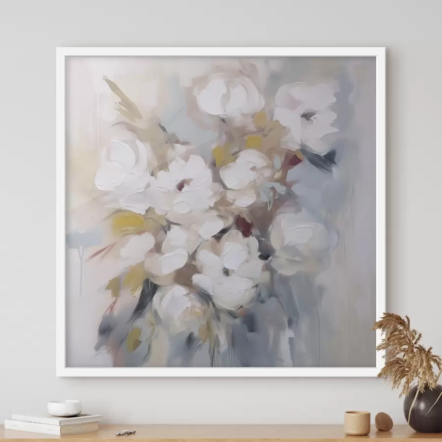 murales de pared flores abstractas f48046