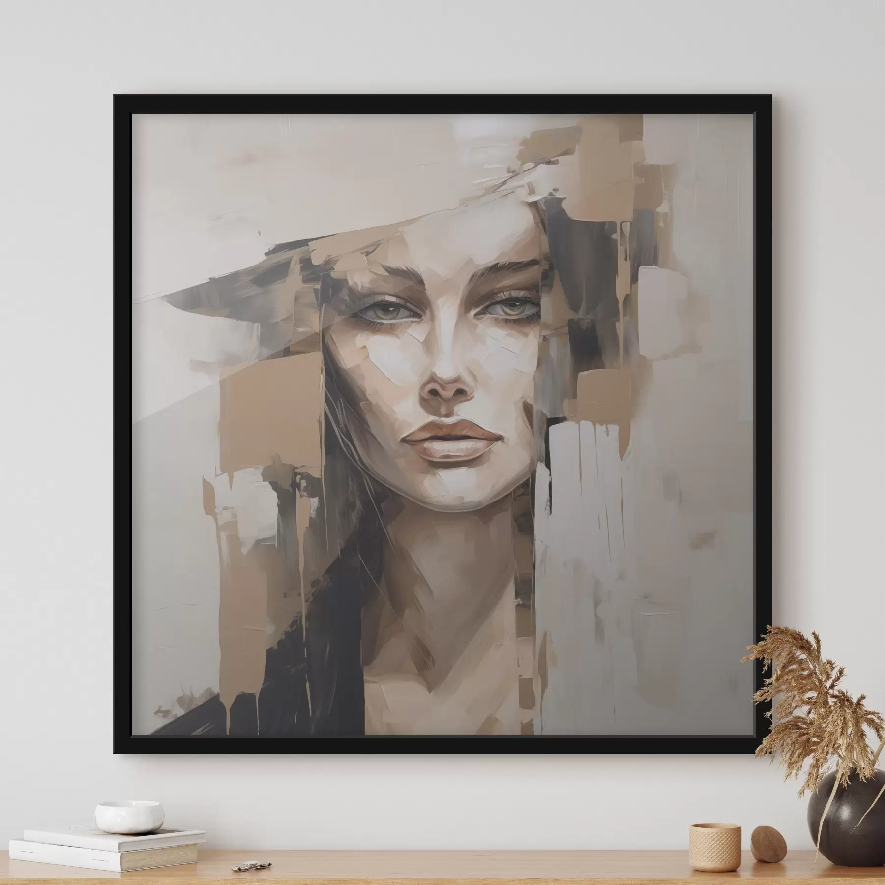 murales de pared Retrato abstracto f48051